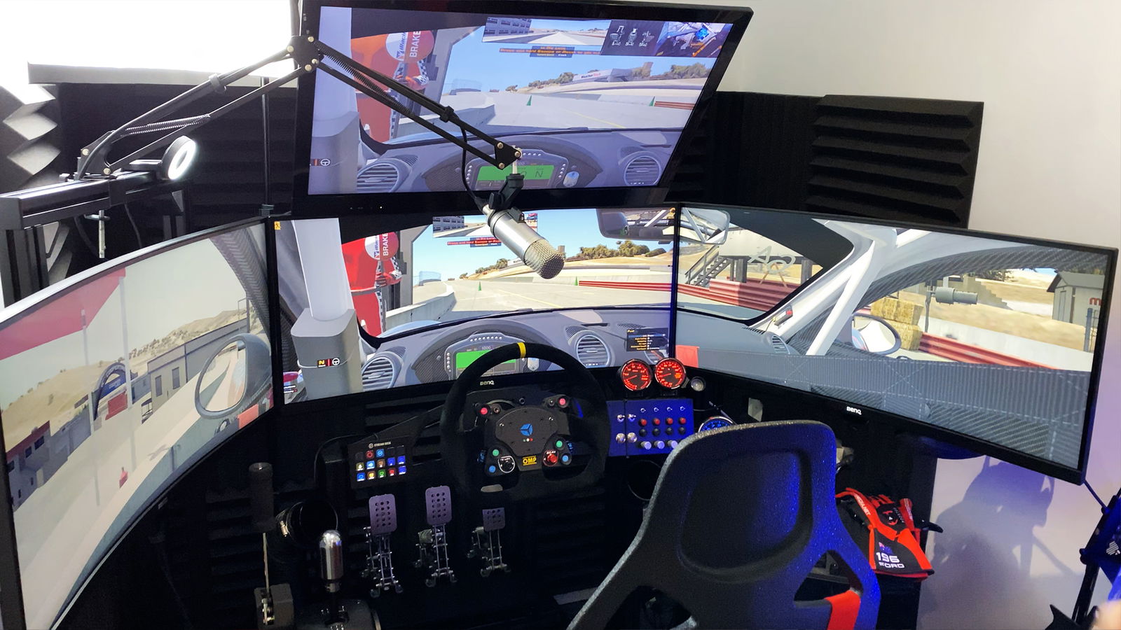 Compre Alumínio Gaming Racing Sim Simulator Cockpit Driving Rig