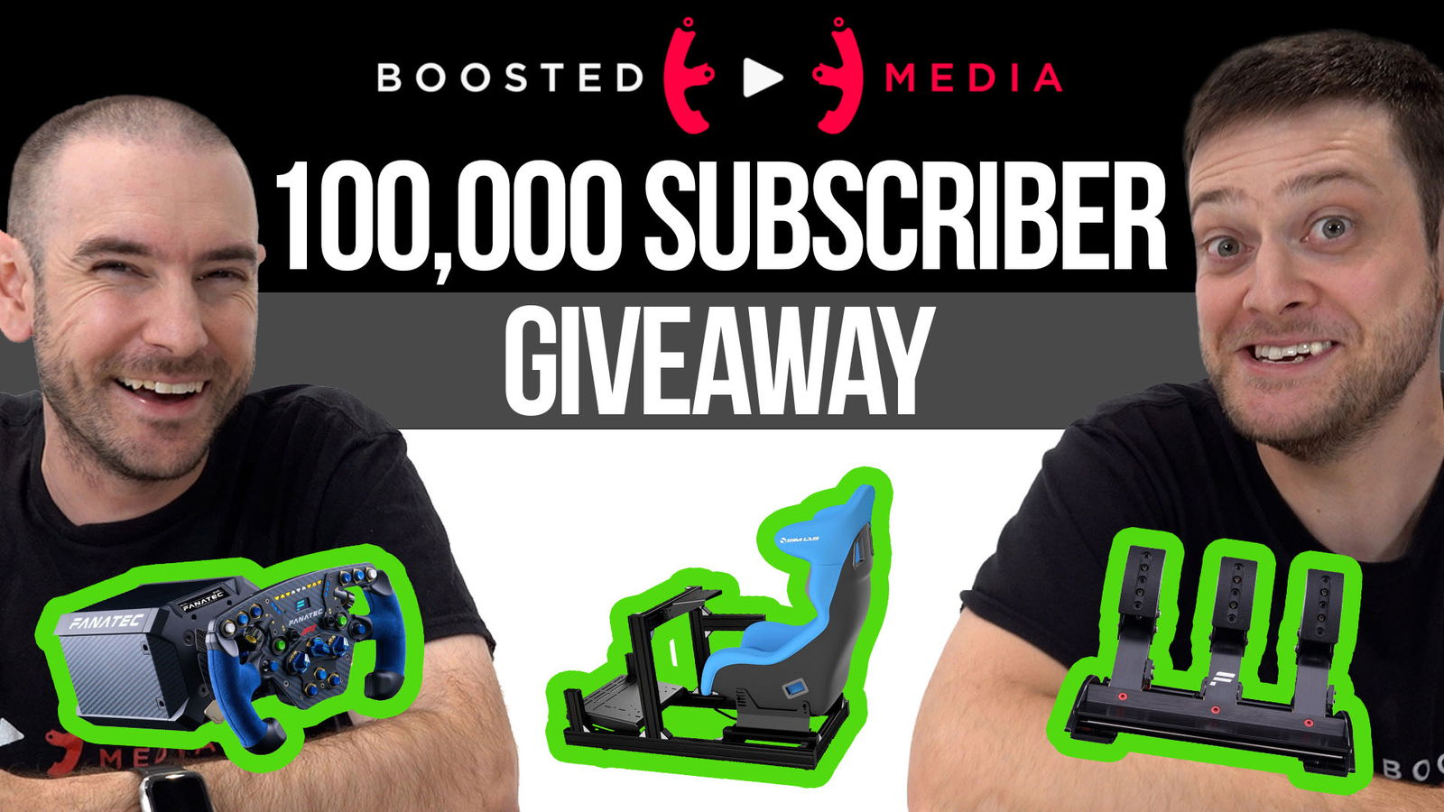 100,000 SUBSCRIBER GIVEAWAY - Boosted Media