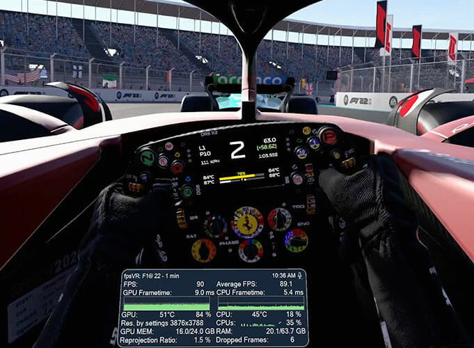 Experience F1® 22 in VR