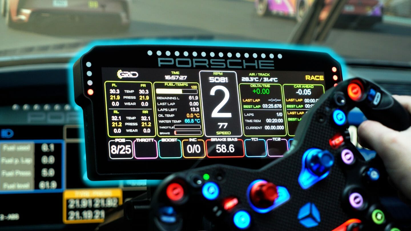 Porsche will sell you a sim controller with the GT3 Cup wheel