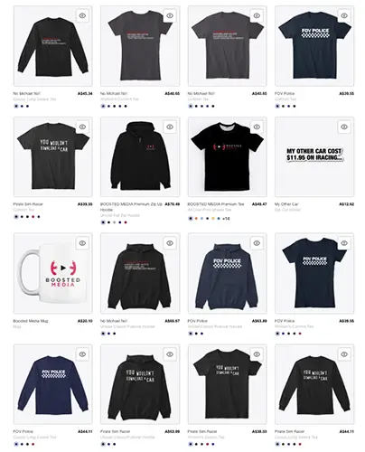 Boosted Media Merch Store